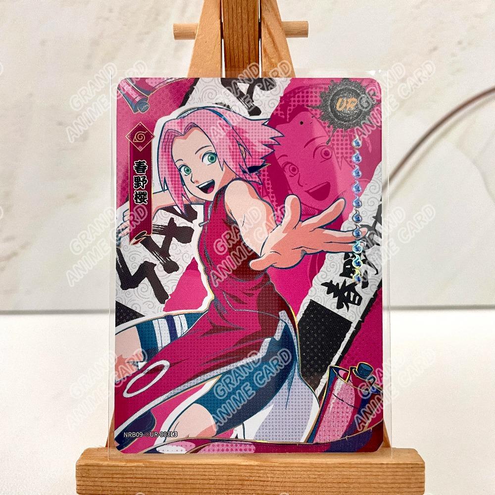 Kayou Naruto New T4W8 T2W9 Anime Rare Card UR  No.01-10 Complete Set Single Card Uzumaki Anime Collection Card Kids Toy Gift