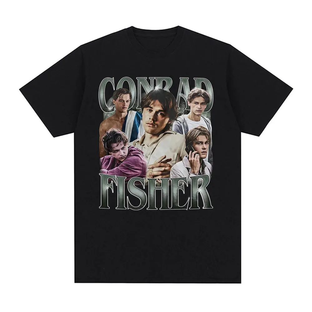 Mode Retro Top Y2K Top Film- und Fernsehrolle Druck Kurzarm T-Shirt Trendy Baumwolle Lässig Lockeres T-Shirt Unisex