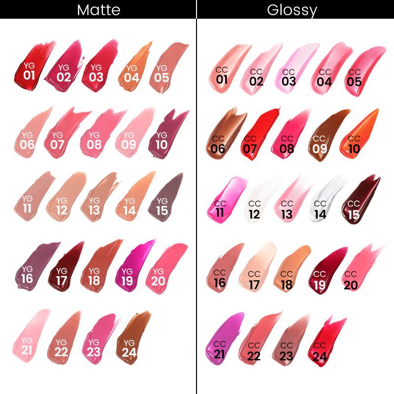 Mini Bottle Lip Gloss Set - Cross-Border Hot Seller (No Logo)