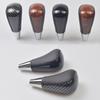 Mașină din fibră de carbon din lemn de piersică la mâner pentru schimbătorul de viteze pentru Toyota Corolla Camry Yaris Rav4 pentru modelele Lexus IS GS LS RX ES
