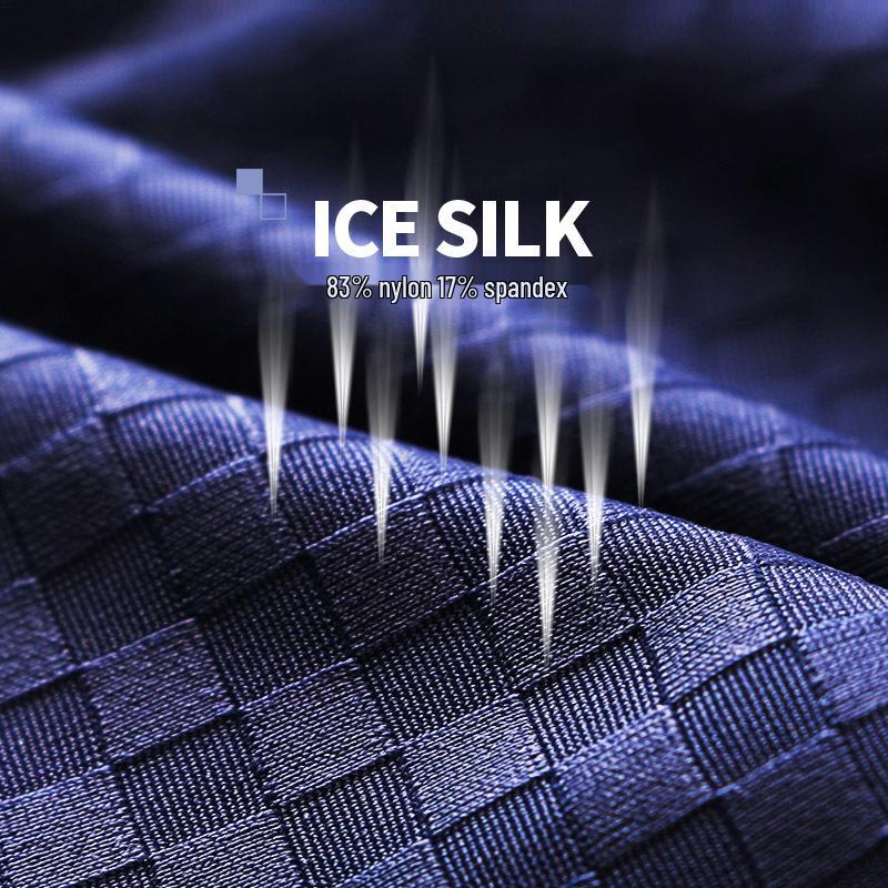 Men's Ice Silk Seamless Summer Slim Fit Vest - Sleeveless Sweatshirt for Youth Sports and Underwear.
