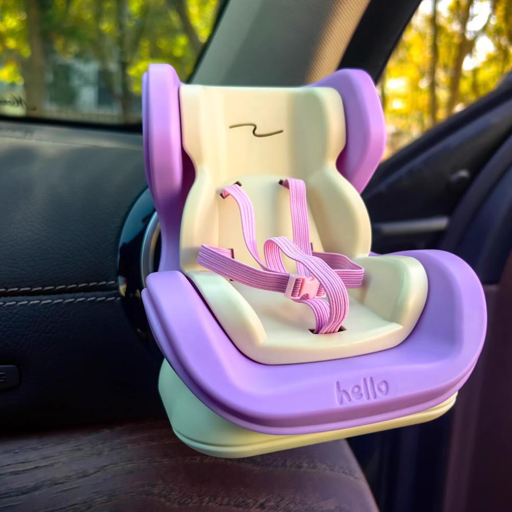 Car Doll Safety Seat For 17cm Labubu Cartoon Chair Model For Labubu Car Seat Outlet Decor For Labubu Doll Car Interior Styling