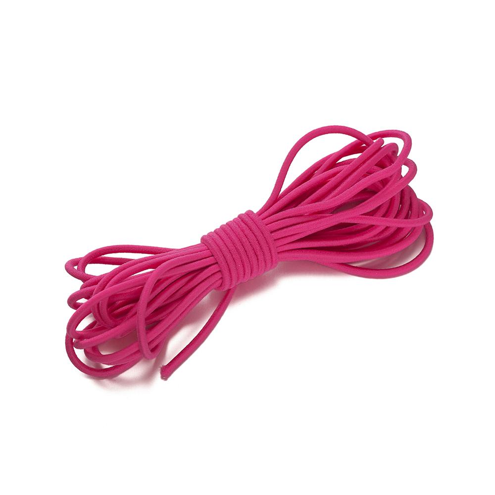 2-5Meters/Lot Round Elastics Rope 2mm 2.5mm Multicolor Nylon Elastic Rubber Bands for DIY Bracelet Necklace Jewelry Accessories