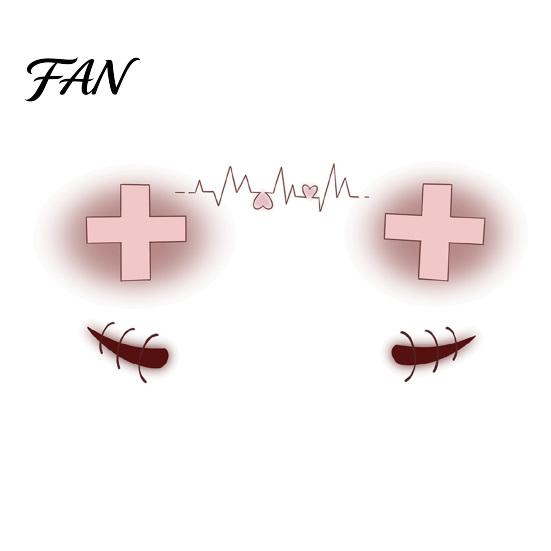 Scary Makeup Kits for Adults Halloween Face Tattoo Stickers, Waterproof Decals Party, Facial Stickers Temporary Wound Scar Body Art Kids Cosmetic