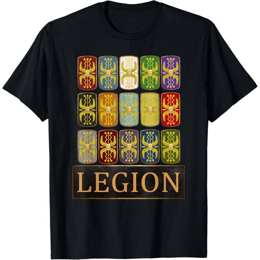 Легионы Рима Римская Армия Щит Римской Империи Футболка XXXXXL чёрный