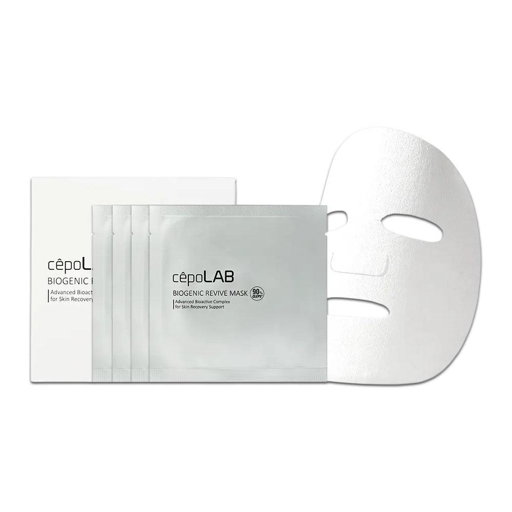 Biogenic Revive Sheet Mask Set (12g × 4pcs) – Hydrating & Skin Conditioning Face Mask 12 g × 4 pcs