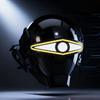 Cyber Punk LED Helmet Masks, Futuristic Techwear Mask with Light, Sci-Fi Cosplay Prop for Halloween & Party