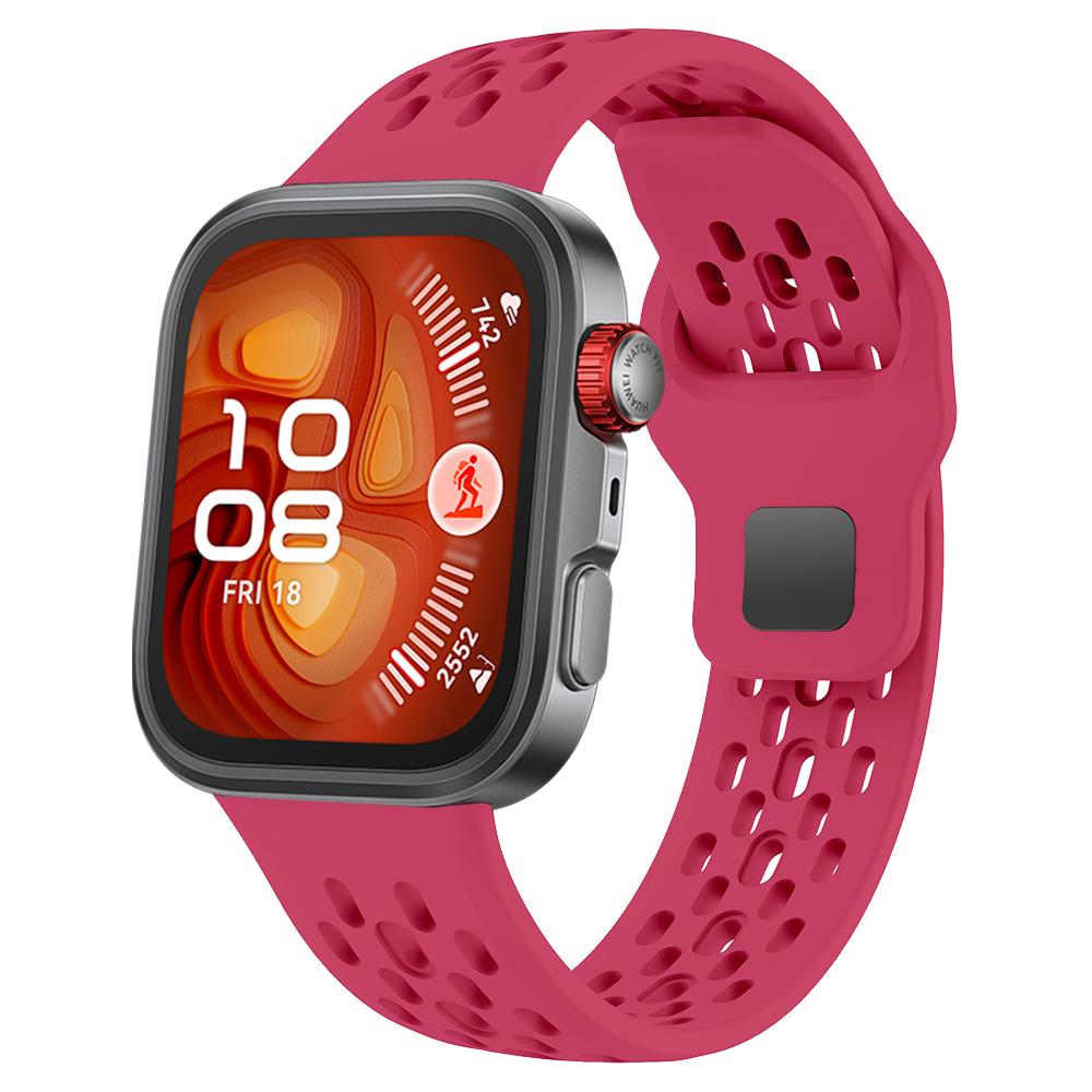 Sport Breathable Silicone Strap For HUAWEI WATCH FIT 4 Pro FIT4 / FIT 3 Wrist Band Bracelet Belt Accessories