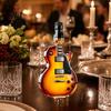 Decanter Retro in Vetro Borosilicato a Forma di Chitarra Decorativa, Grande Capacità, Tappo a Vite, Birra per Conservazione E