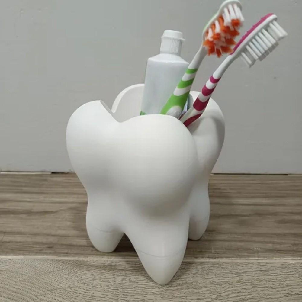 Creative 3D Printing Toothbrush Holder Multi-functional Toothbrush Rack Gift for Dentist