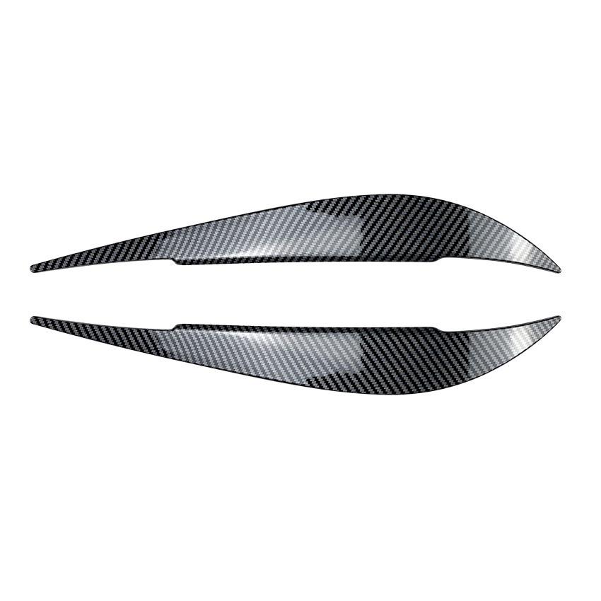 2Pcs  Evil Headlight Eyebrows Eyelid For BMW 4 Series F32 F33 F36 M4 420d 420i 425d 430i 435i 440i 2013- ABS Gloss