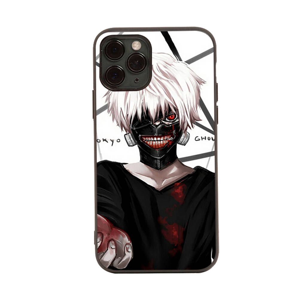 Hülle für OPPO Reno 8 6 5 Pro Find X3 A17 A3 A31 A38 A40 A53 A54 A55 A74 A76 A78 A77 A80 A94 A95 A96 Lite Schwarz Weiche Abdeckung WI59 Tokyo Ghoul Anime