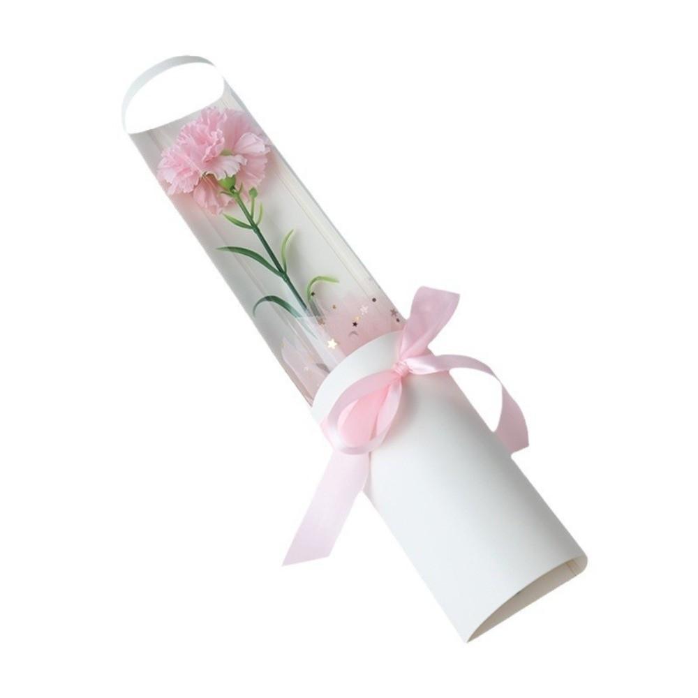 5pcs Transparent Hug Bucket Bouquet Waterproof Bouquet Packaging Bags  Gift Giving