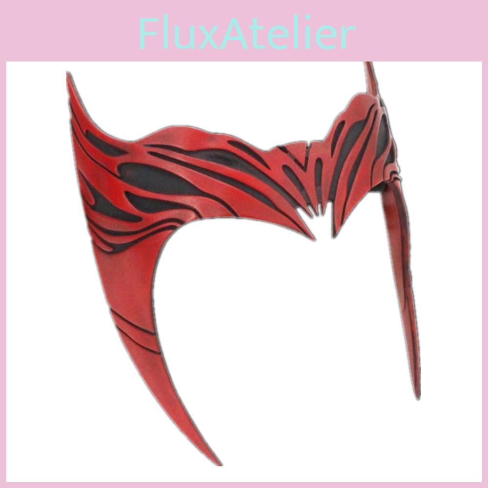 Stunning Wandavision Mask For Halloween Featuring Adorable Visions And Scarlet Witch Design