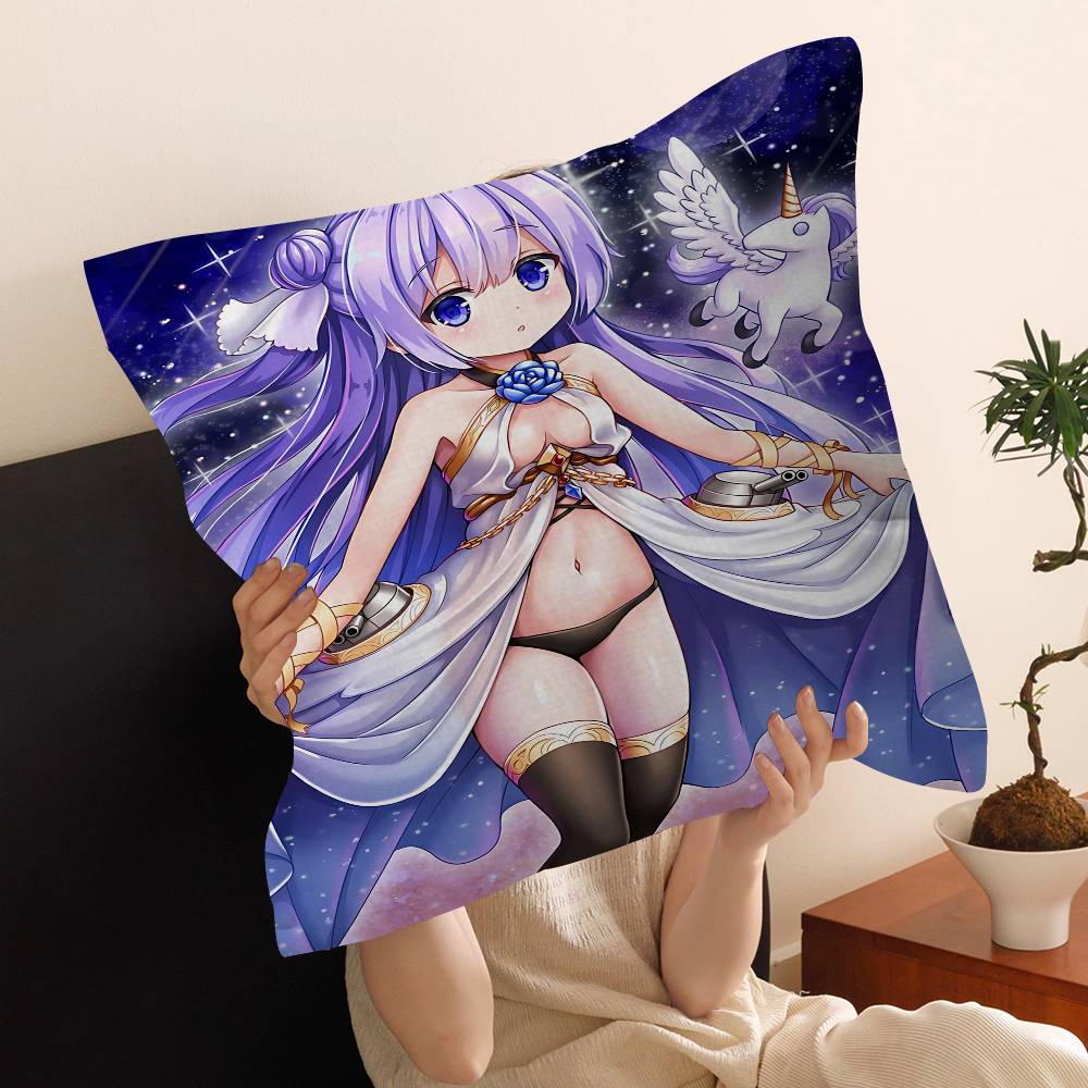 Azur Lane Movie Pillow Cushion Cover Pillowcase Living Room Sofa Home Decor Customized