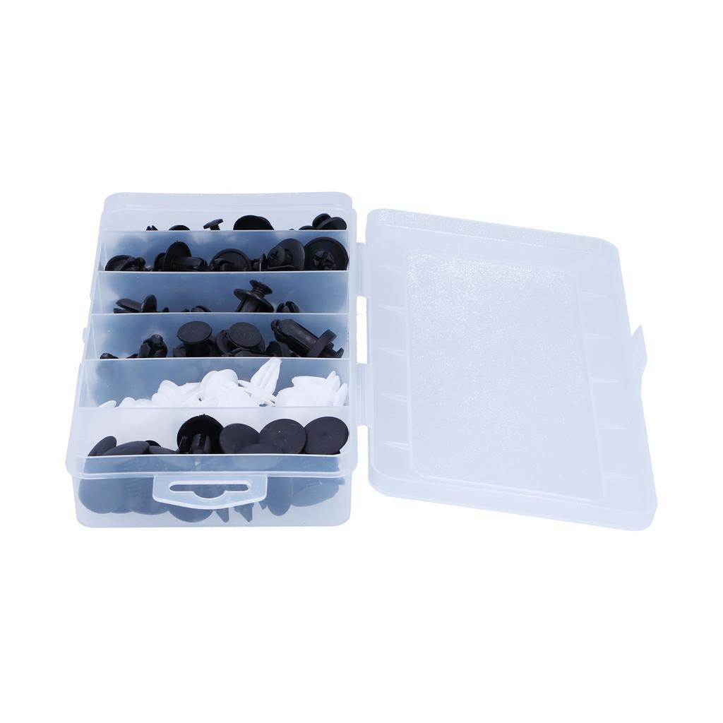 100pcs Auto Fasteners Clips Push Rivets 6 Size for Car Body Fender Trim Hood Dash Panel
