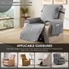 Waterproof Recliner Cover Enduring Sofa Protector Overlay Simple Armchair Slipcover Pet Kids Accent Couch Cushion for Home