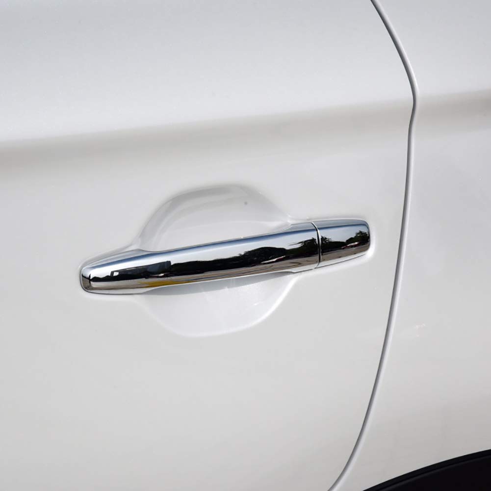 RUIQ Chrome Outer Door Handle Covers for Mitsubishi EK X and EK Wagon B30 Specially Designed for the Mitsubishi EK X and EK (Full Coverage) Series.
