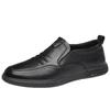 New first-layer cowhide men's casual leather shoes versatile one-pedal driving lazy shoes