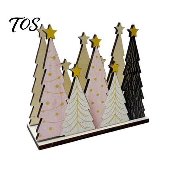 Bauernhaus Schreibtisch Taschentuchhalter Weihnachtsbaum Serviette für Tische, Rustikales Holz Cocktail Feiertags Küchenzubehör Spender, Stehend Theke,