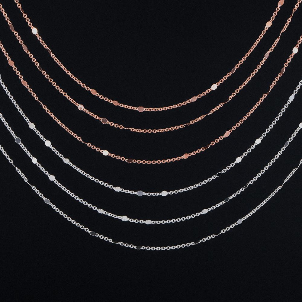 10Meters 2Meters 1Meter Fashion Sequins Chain for Bracelets Necklaces Copper Chains Jewelry Making Components Craft DIY Findings