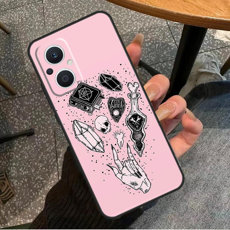 Witchcraft Occult Pentagram For OPPO Reno 14F 13F 12F 11F 10 11 12 13 14 Pro 7 8 Lite 8T OPPO Find X5 X6 X8 X9 Pro Case
