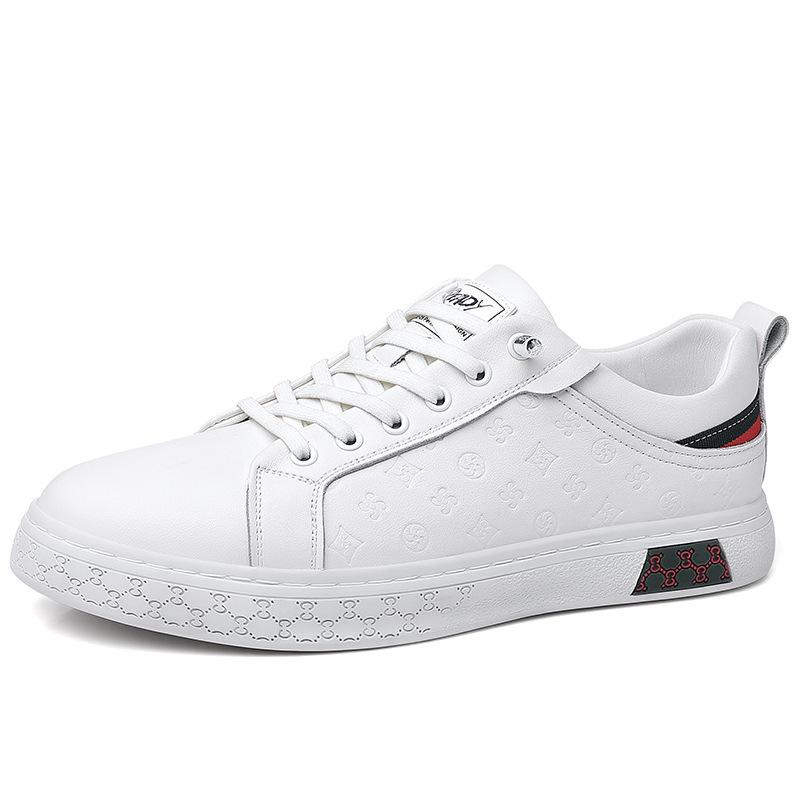 Men's casual shoes 2025 summer Korean version of trendy sports white shoes men's breathable soft-soled soft-faced non-slip board shoes men
