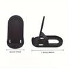 1pc Adjustable Phone Holder Stand - Portable Folding Design, Ergonomic Grip for Desk, Bedside, Car & Travel Use - Durable Plastic