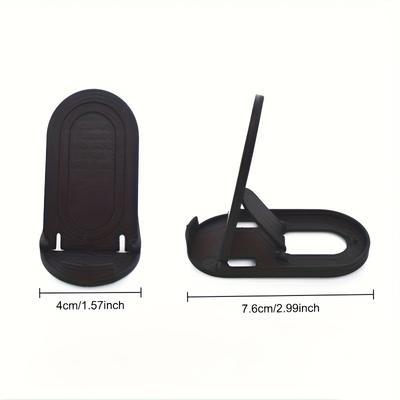 1 Stück Verstellbarer Handyhalter Ständer - Tragbares Faltbares Design, Ergonomischer Griff für Schreibtisch, Nachttisch, Auto- & Reisegebrauch - Langlebiger Kunststoff
