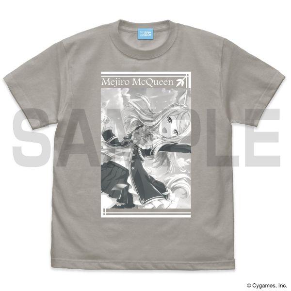 

Uma Musume White-eye McQueen Ace T-shirt S Gray Clothes Short Sleeve Apparel Summer Interior Shipping Included