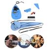 10Pcs Clarinet Cleaning Kit with 4 Cleaning Cloth/Brush/Cork Grease Maintenance Kit Thumb Rest Cushion Flute Instruments
