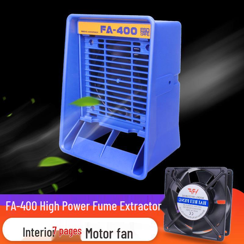 400W High-Power Industrial Soldering Fume Extractor Fan