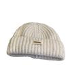 New Simple Letter Patch Woolen Hat for Women In Autumn and Winter Fashion Versatile Casual Outdoor Travel Warm Pullover Hat