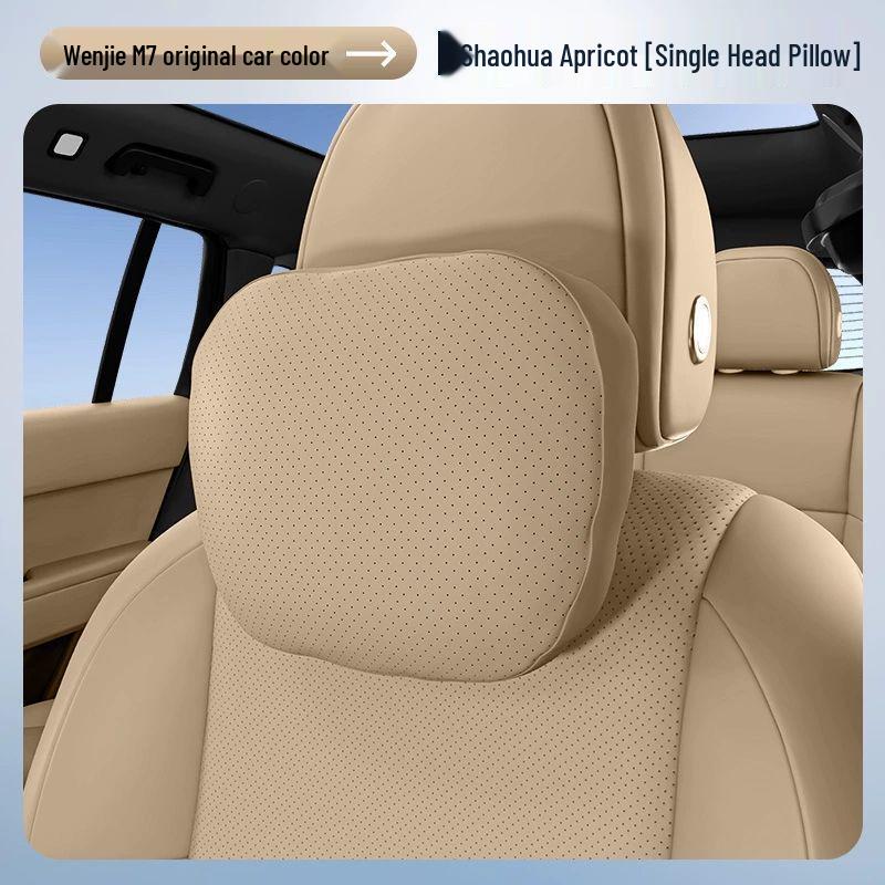 Wenjie M7 Car Accessories: Headrest, Lumbar Support, and Neck Pillow for Interior Comfort.