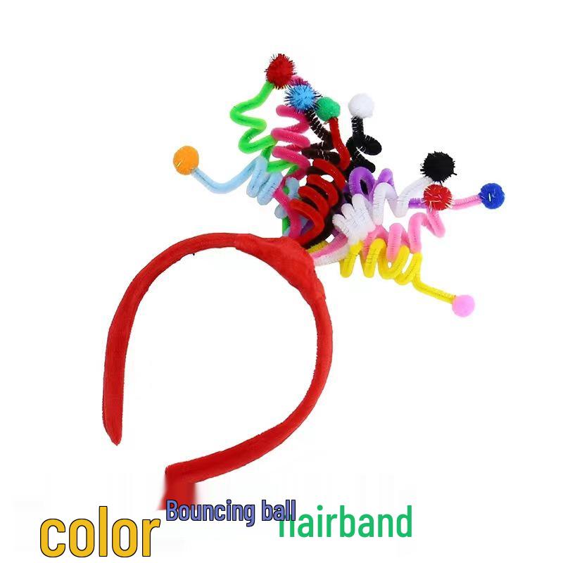 Colorful Bouncy Ball Birthday Headband - Cute Party Hair Accessory