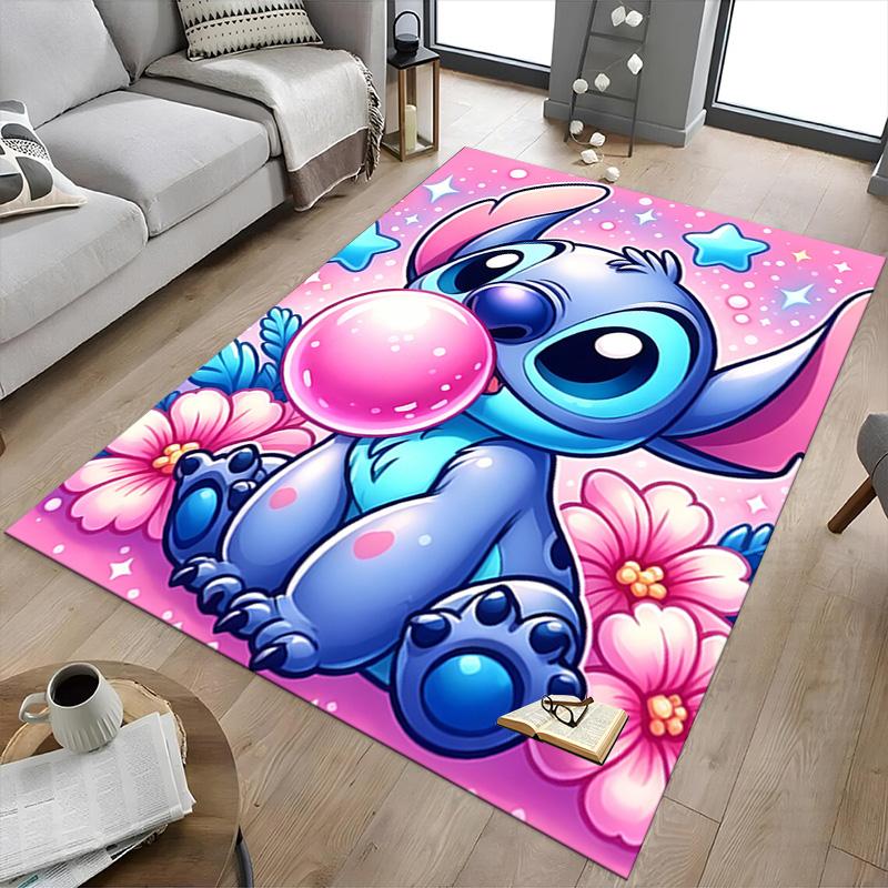 Stitch Bubble Fantasy Carpet For Playroom Bedroom Living Room Sofa Home Decorkids Game Area Rug Nonslip Floor Mat