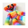 Peluche Huggy Wuggy Arcobaleno Giocattolo Bambola Personaggio Gioco Poppy Playtime Peluche Regali