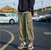 Multi-pocket overalls men's autumn new trendy brand loose large size casual pants student fashion leggings