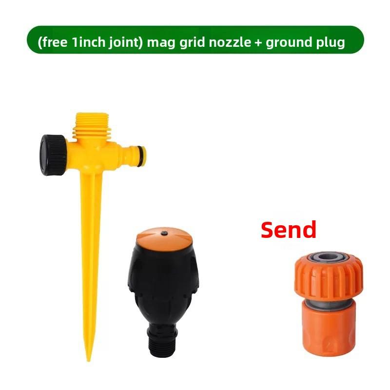 1pc Garden Sprinkler Rotating Lawn Sprinkler for Yard 360-DegreeAutomatic Rotating Head Lrrigation RotarySp Outdoor plastic