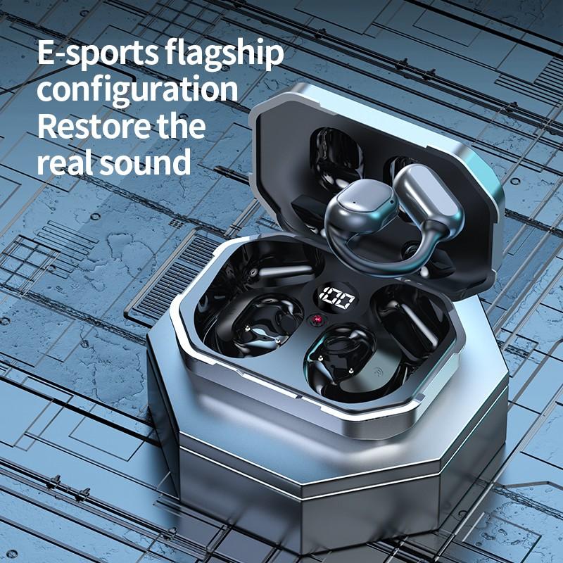 NOU Căști Bluetooth în stil Mecha, fără fir, bas puternic, Căști non-in-ear Reducerea zgomotului Căști pentru jocuri e-Sports