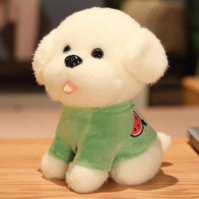 1buc 25 / 35 / 45 cm Jucării de pluș Kawaii pentru câine de pluș Câinele adorabil poartă păpuși pulover pernă umplută moale pentru decorațiuni de naștere pentru copii