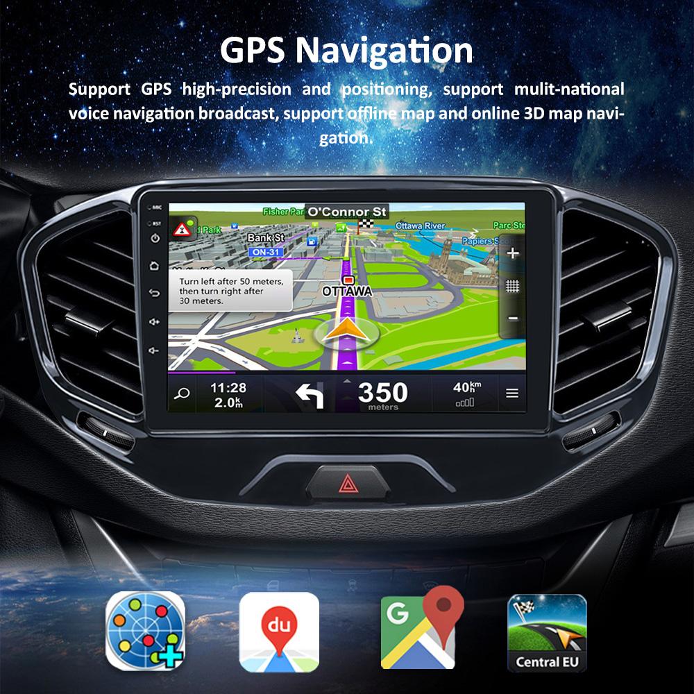 Reakosound Android 11 9'' HD Carplay Car Multimedia Player GPS Navigation Audio WIFI AUTO Player For Lada Vesta 2005-2018