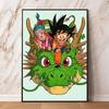 Anime  Canvas Painting Print Picture Goku Vegeta Hd Poster Children's Bedroom Decoration Wall Art Home Prints Gifts
