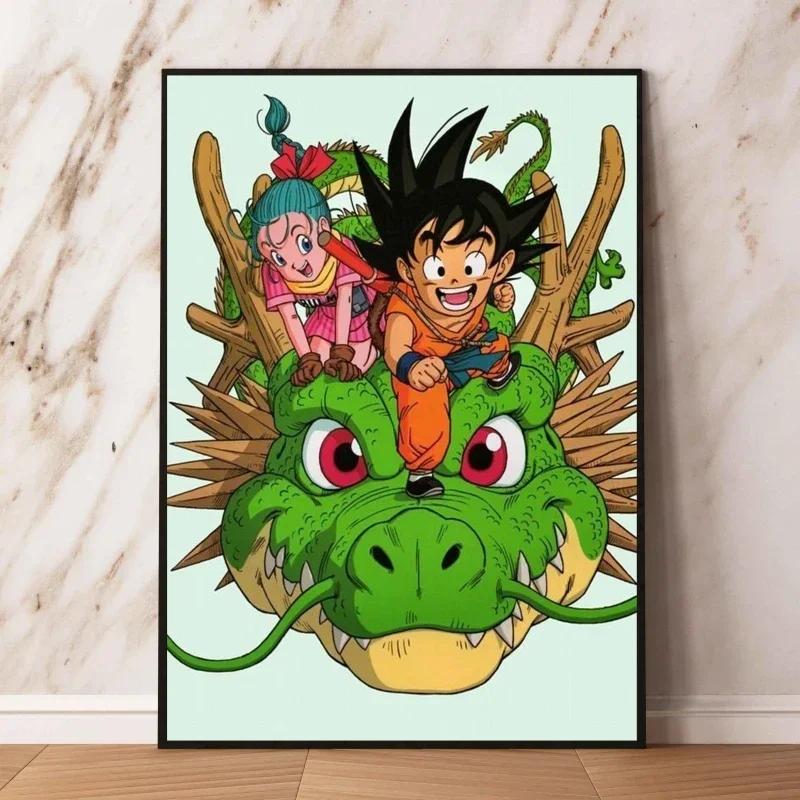 Anime Canvas Painting Print Picture Goku Vegeta Hd Poster Children's Bedroom Decoration Wall Art Home Prints Gifts