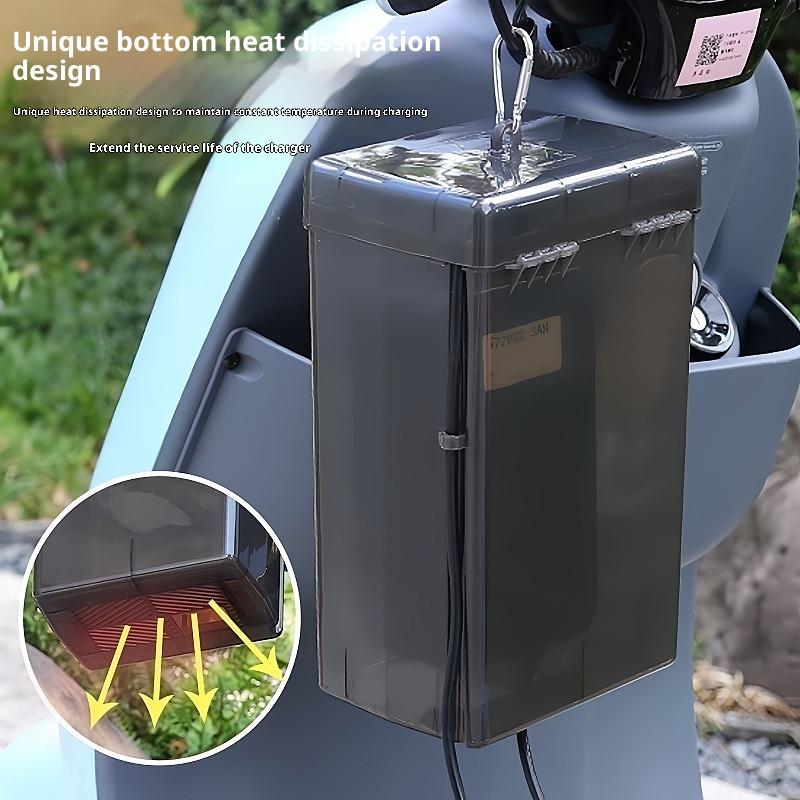Carregador de Veículo Elétrico À Prova de Chuva Antipoeira Universal Carro a Bateria Caixa Impermeável Externa À Prova de Vazamentos Carregamento Armazenamento Extragrande