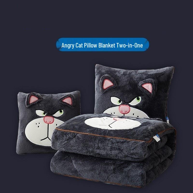 Double-Sided Arctic Velvet Thickened Pillow Quilt for Autumn/Winter 2025