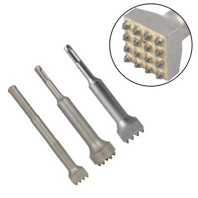 Bocciardatrice Integrata Testa Quadrata Denti Multipli Alta Durezza Robusta Antiruggine Cemento Bocciardatrice Utensile Bocciardatrice