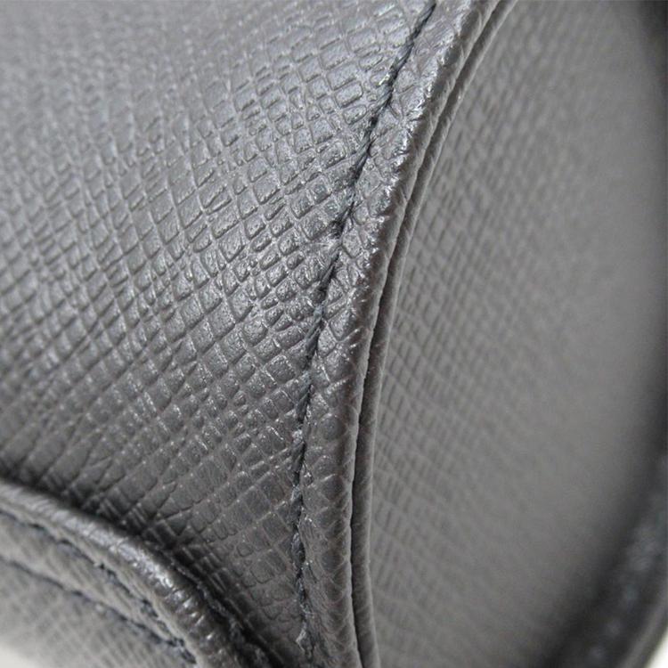Louis Vuitton Logo Print Leather Storage Bag Men bags Black M32719
