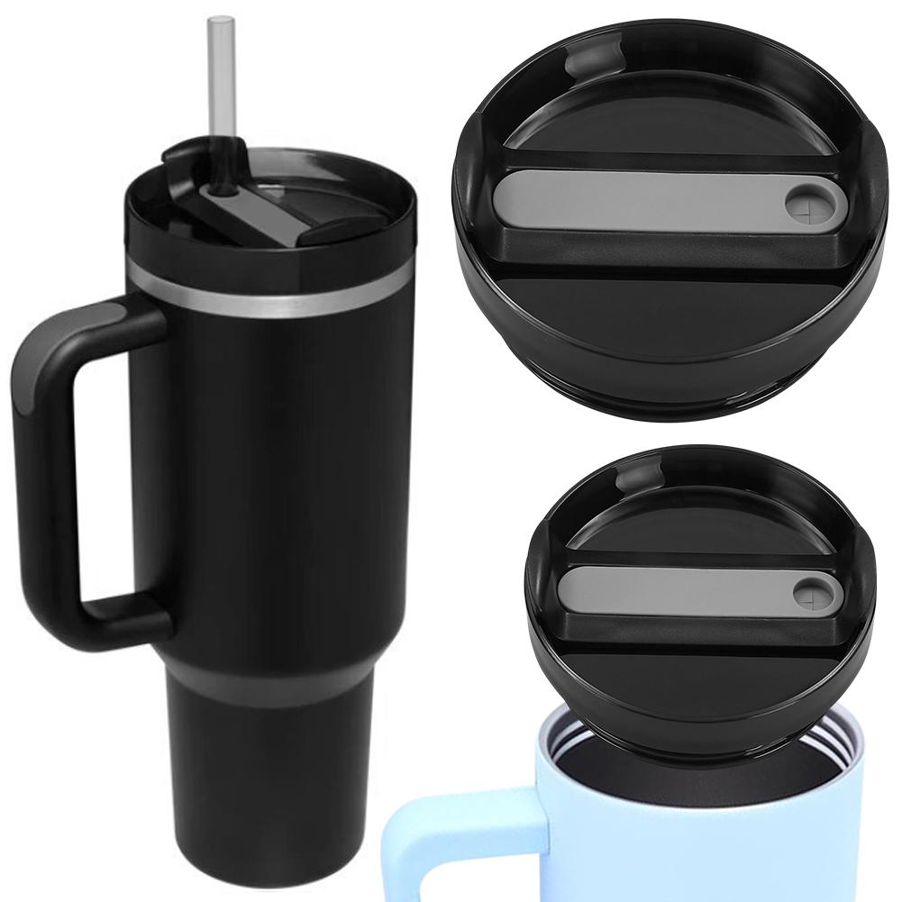 40Oz Tumbler Flip Straw Lid Replacement For Stanley Thermal Water Bottle Cover Spill-proof Cups Cover With Straw Coffee Cup Flip