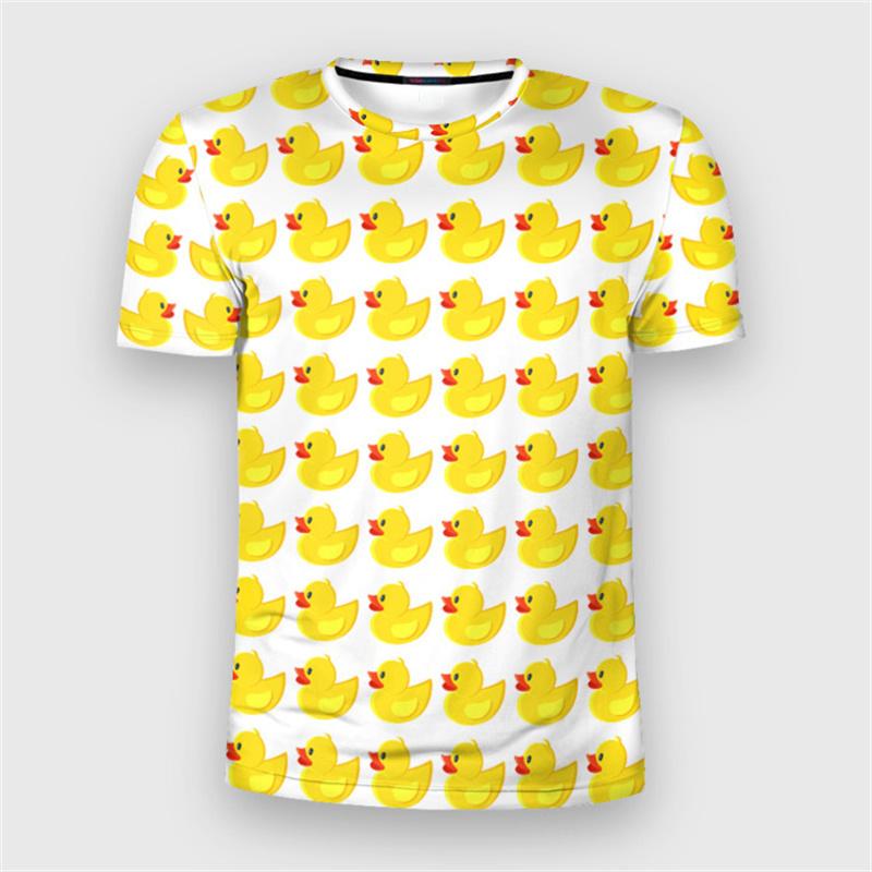 Summer Y2k 3D Printing Cute Animal Capybara T Shirt For Men Funny